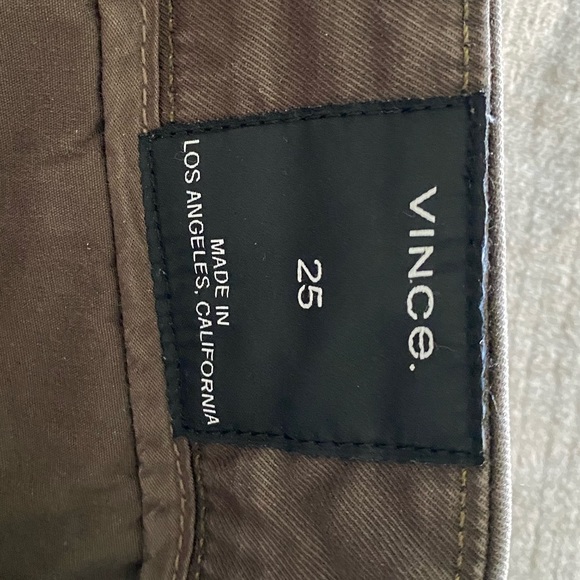 Vince Olive Green Pants Size 25 - Picture 8 of 9
